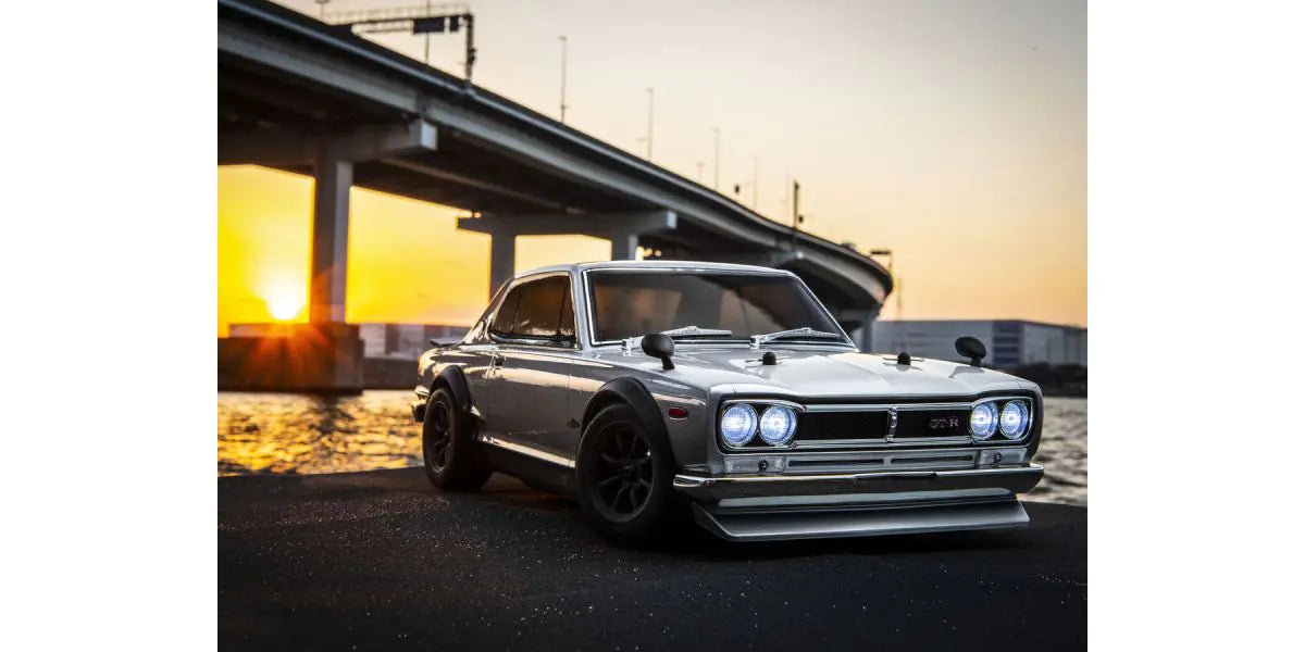 Kyosho 34425T1C FAZER Mk2 FZ02 NISSAN SKYLINE 2000GT-R(KPGC10) Tuned Ver. Silver - BanzaiHobby