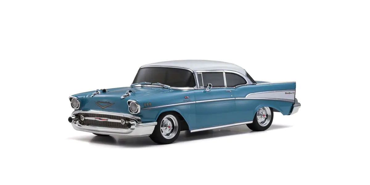 Kyosho 34433T1C FAZER Mk2 FZ02L 1957 Chevy Bel Air Coupe Tropical Turquoise (RTR) - BanzaiHobby