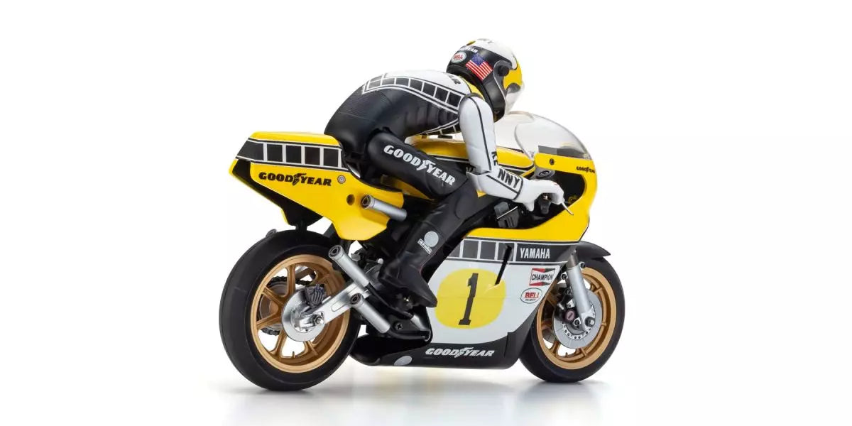 Kyosho 34936T1 1/8 EP Bike Hang-On Racer Series YAMAHA YZR500 1978 Kit - BanzaiHobby