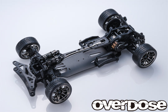 OVERDOSE OD3819 Alumi Upper Chassis Set (Galm/BLACK) - BanzaiHobby