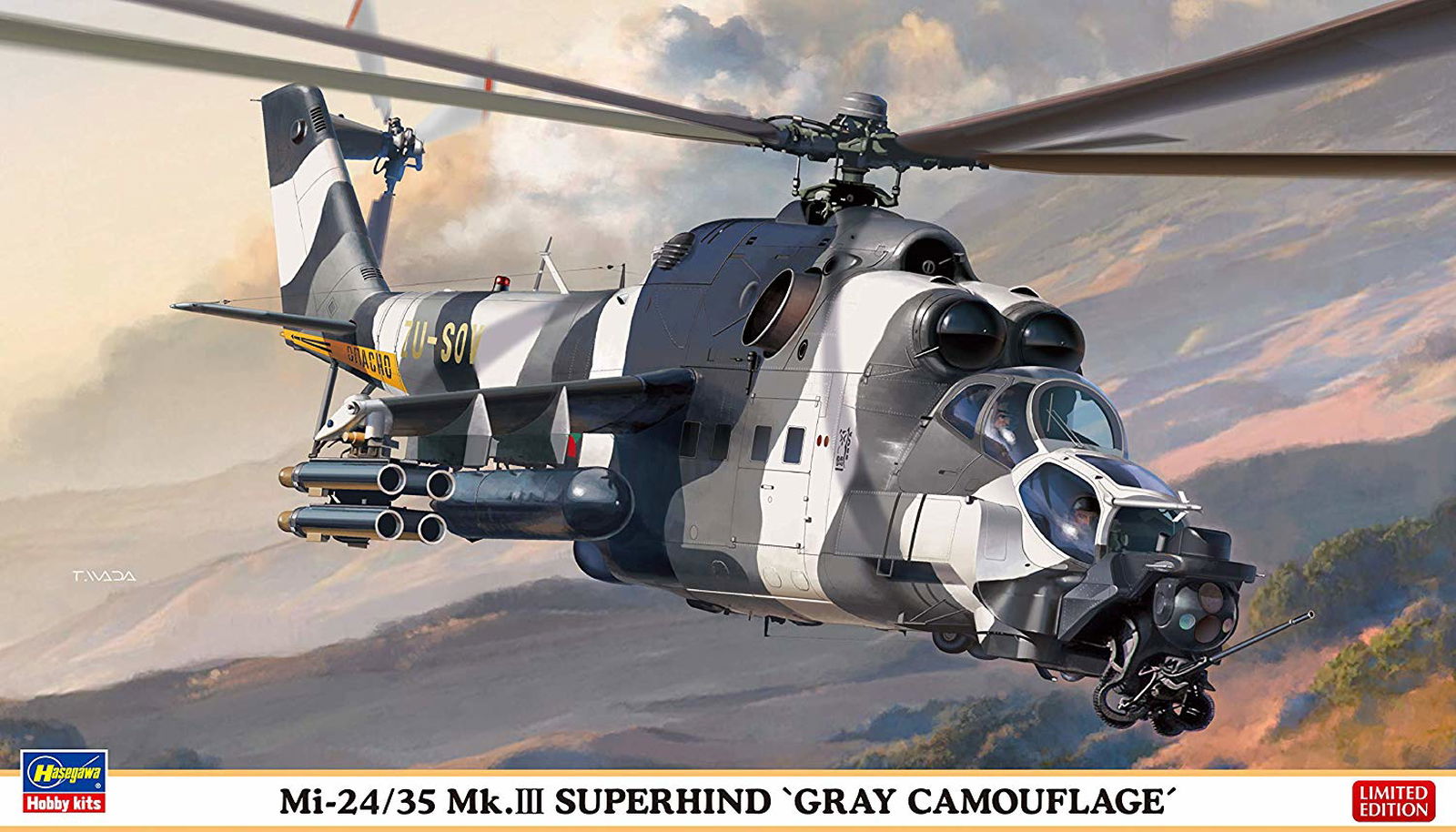Hasegawa Mi-24/35 Mk.III Super Hind `Gray Camouflage` - BanzaiHobby