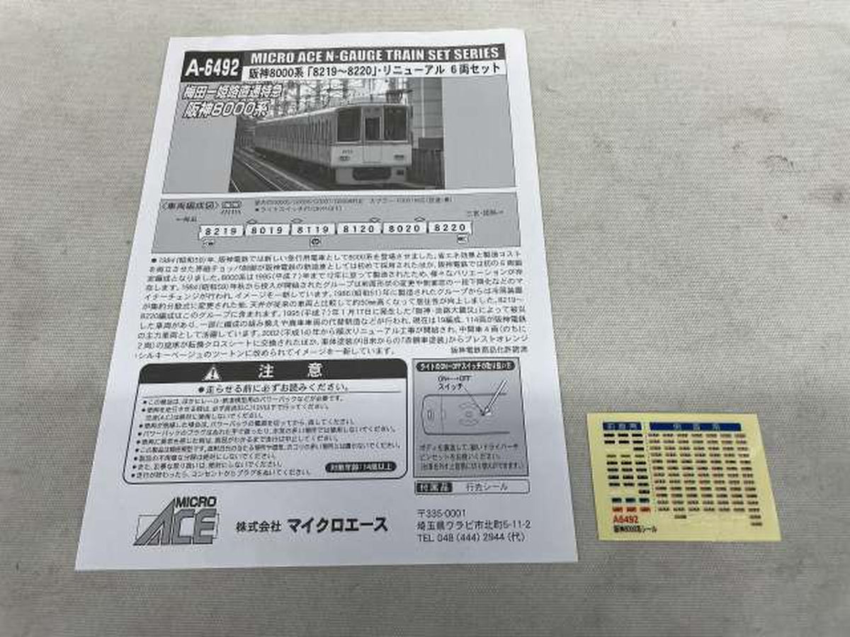 Microace Private Railway / Third Sector Train Hanshin 8000 Series Renewal - Banzai Thrifting | BanzaiHobby
