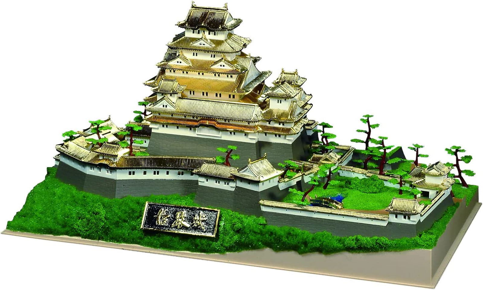 Doyusha Doyusha DG-1 1/380 Japanese Famous Castle Deluxe Gold Himeji Cas - BanzaiHobby