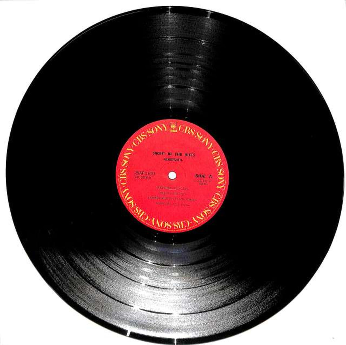 CBS Sony Aerosmith "Night in the Rats" 25AP1601