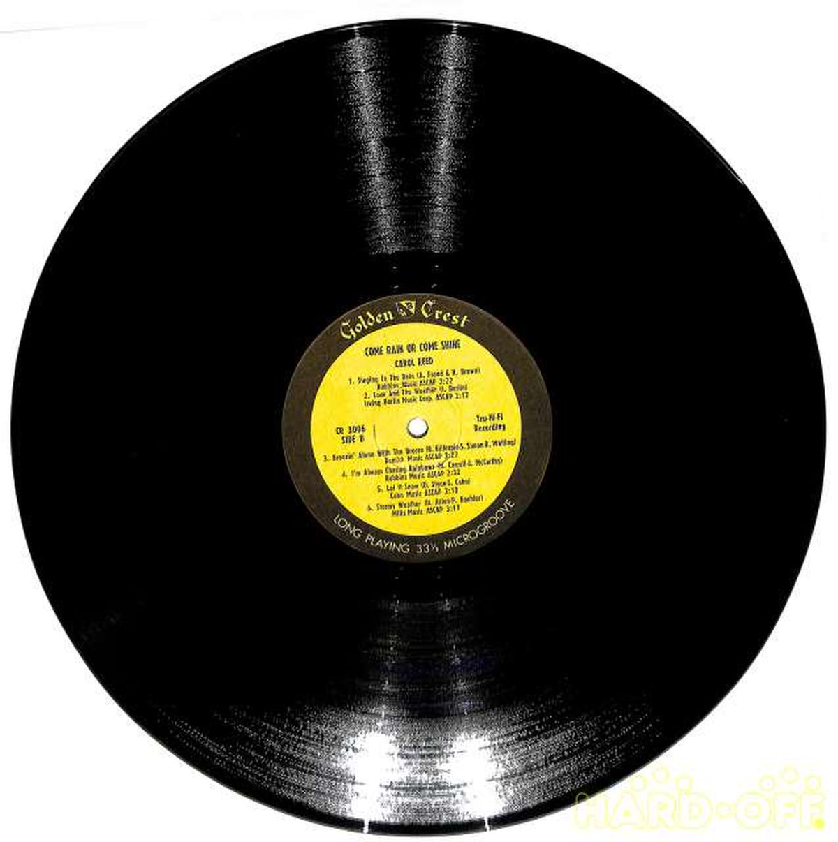 GOLDEN CREST Carol Reed: "COME RAIN OR COME SHI CR3006 (Imported)"