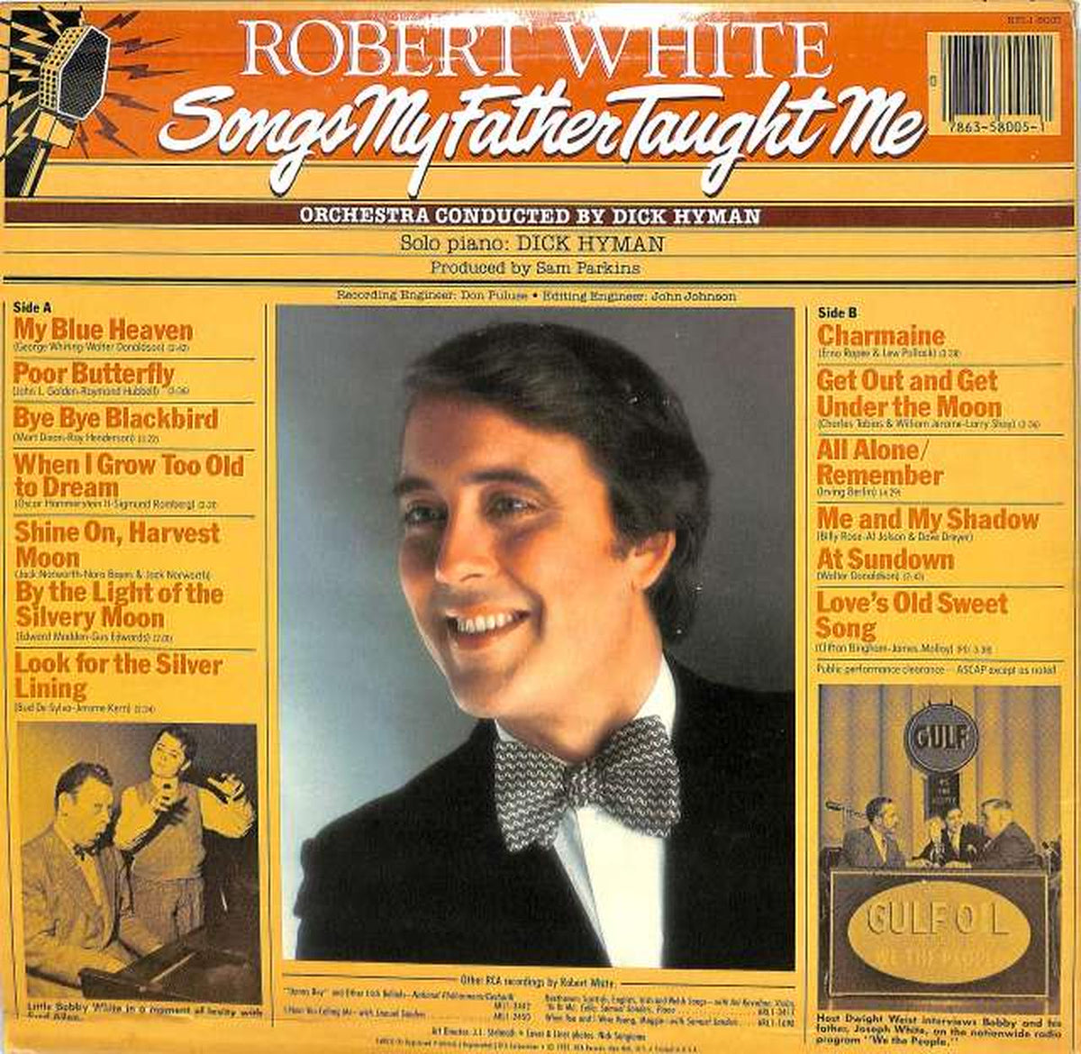 RCA Robert White "SONGS MY FATHER TAUG NFL1-8005"