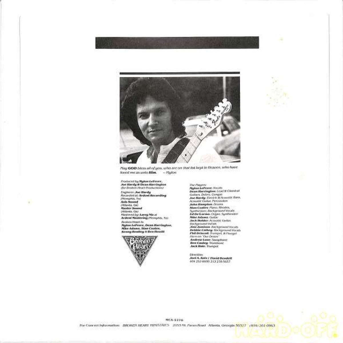 MCA (Import: US) Mylon Lefev & Broken Heart "Brand News" MCA-5276