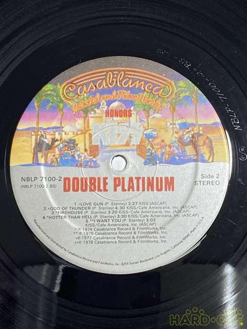 - LP Record KISS DOUBLE PLATINUM