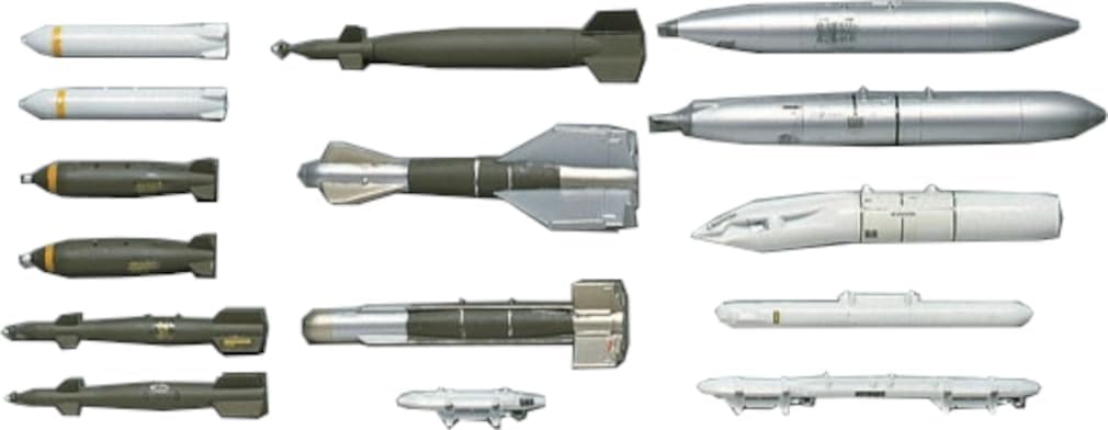 Hasegawa X72-02 1/72 Aircraft Weapons II US Guided Bombs & Gun Pods - Hasegawa Banzai Hobby