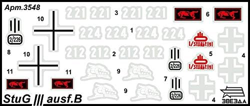 Zvezda 3548 1/35 German StuG III Type B short barrel - BanzaiHobby
