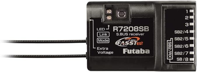 FUTABA 00107329-3 R7208SB 2.4G Empty FASSTest System - BanzaiHobby