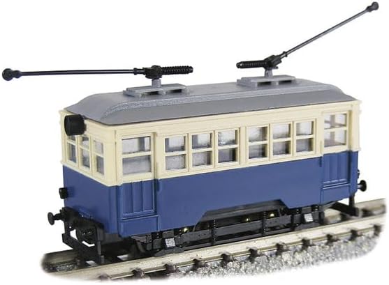 TGW 14106 2-axle motorcycle with 2 trolley poles (car color: blue/cream, powered) - BanzaiHobby