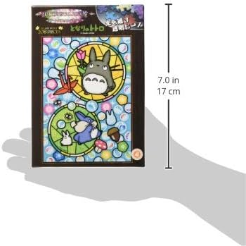 Ensky 208-AC55 My Neighbor Totoro Art Crystal Marbles Totoro - Ghibli (Puzzle, 208 Pieces, 18.2 x 25.7 cm) - BanzaiHobby