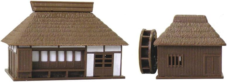 TGW NA-104 Farmhouse and Watermill Assembly Kit - BanzaiHobby