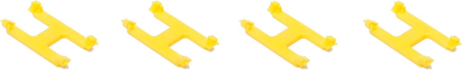 KATO 5-351 HO Gauge Wheel Chocks (Yellow, 4 Pieces) - BanzaiHobby