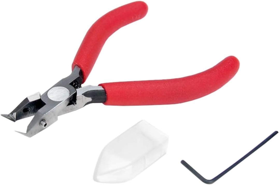 Wave HT-490 Hobby Tool Series HG Fine Nippers Tip Bend Type (for gate cutting) - BanzaiHobby