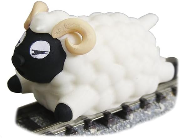 TGW JT-16 Baa-Iron/Sleeping Rail Mother Sheep with Black Face and Horns (Motorized) - BanzaiHobby
