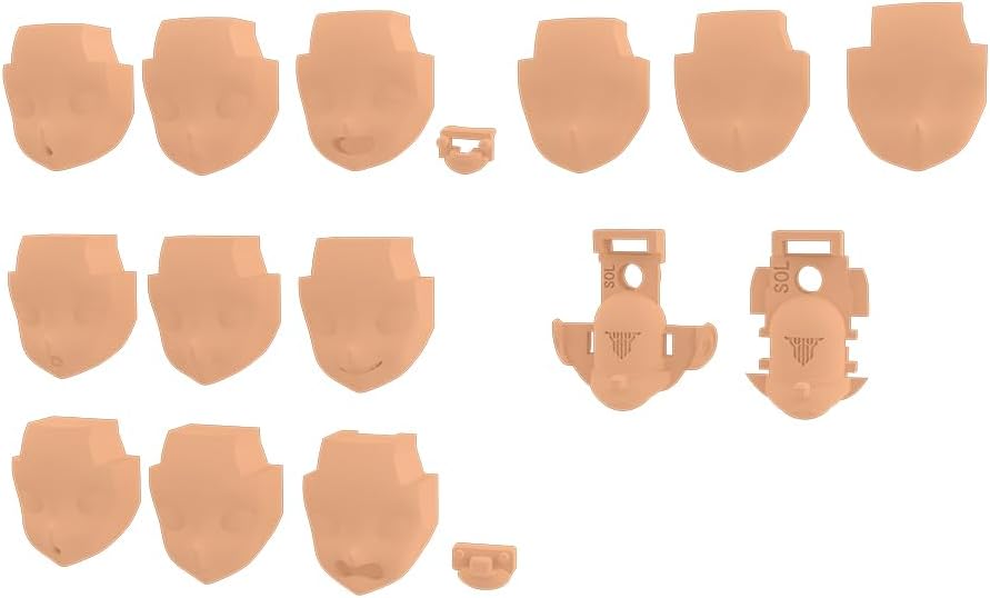 Kotobukiya KP731 Megami Device M.S.G 05 Face Set for SOL Skin Color D - BanzaiHobby