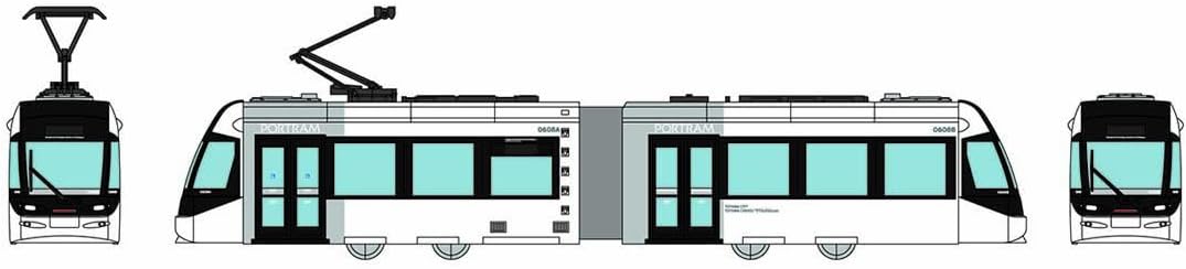 Tomytec Railway Collection Toyama Chiho Railway Type 0600 (LRT) 0608 - BanzaiHobby