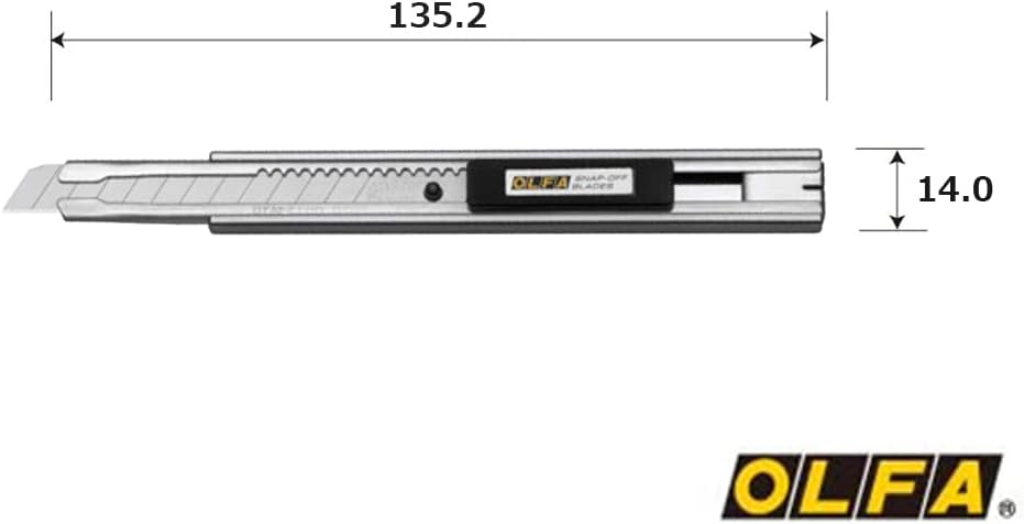 OLFA LTD-03 Limited SA Small Cutter (Silver) - BanzaiHobby