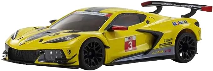 Kyosho MZP244Y ASC MR03W-MM CHEVROLET CORVETTE C8.R Yellow - BanzaiHobby