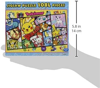 Ensky 108-L760 Pokemon Comic Art - Pokémon (Puzzle, 108 Pieces, 18.2 x 25.7 cm) - BanzaiHobby