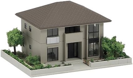 KATO 23-404A N Gauge House with Garden 2 (Brown) - BanzaiHobby