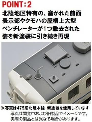 TOMIX 98547 N Gauge JR 475 Series Hokuriku Main Line Blue Set - BanzaiHobby