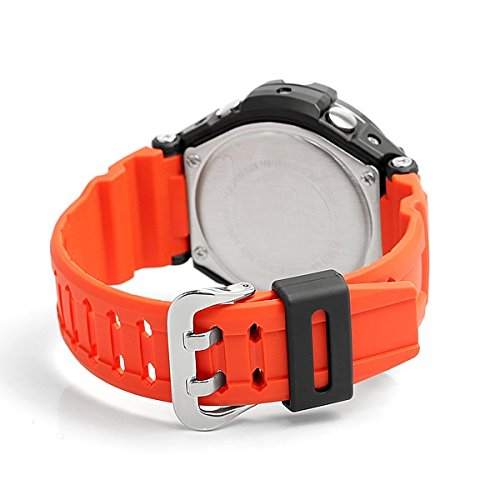 ãªã¬ã³ãž å
¬åå¡ æ¶é²é ã¬ã¹ãã¥ãŒ èªè¡é G-SHOCK Sky Cockpit 20æ°å§é²æ°Ž ã¢ãããž ãã©ãã«ããŠã©ãã ã¡ã³ãºåïŒGA-1000-2B GA-1000-4AïŒ (GA-1000-4AïŒãªã¬ã³ãžïŒ) - BanzaiHobby