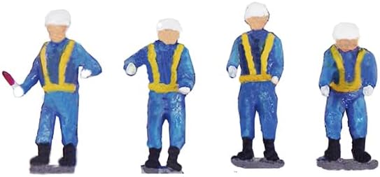 TGW NF-17 Railway Workers Coupling Work Set of 4 - BanzaiHobby