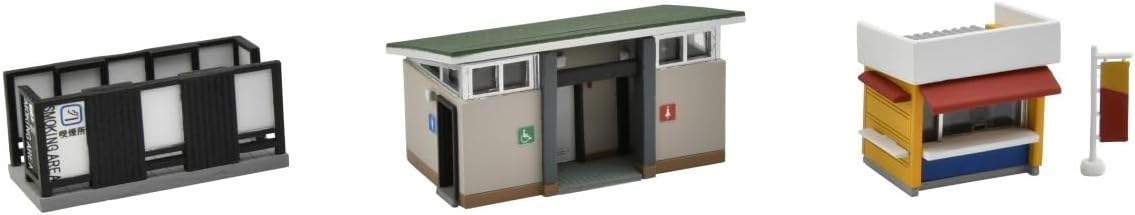 TOMYTEC Scene Accessories 142 Station Scene Set, A, Diorama Supplies - BanzaiHobby