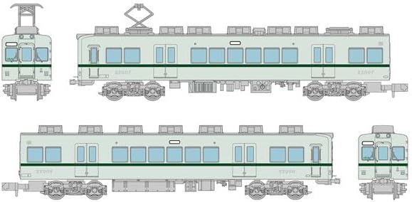 TOMYTEC Railway Collection Choshi Electric Railway 22000 Series (22007 train) 2-car set - BanzaiHobby