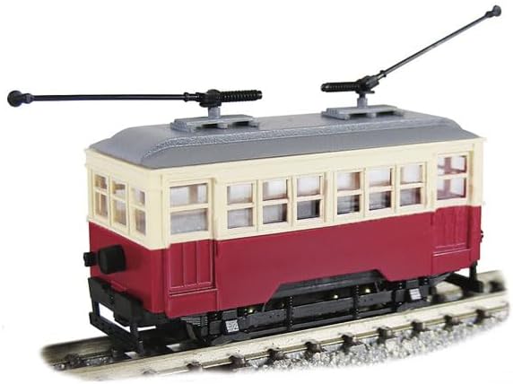 TGW 14107 2-axle motorcycle with 2 trolley poles (car color: red/cream/powered) - BanzaiHobby