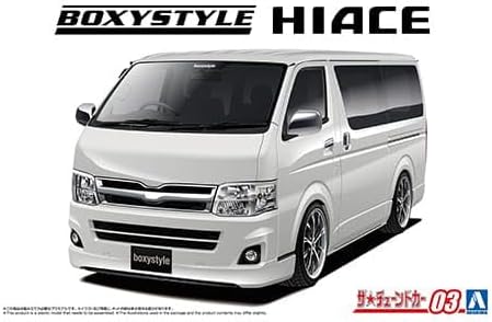 Aoshima 1/24 The Tuned Car No.3 Boxystyle TRH200V Hiace Super GL 2010 (Toyota) - BanzaiHobby