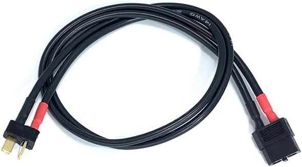 Square SGC-194 XT60 Female & 2P Male Connector Cord 400mm - BanzaiHobby