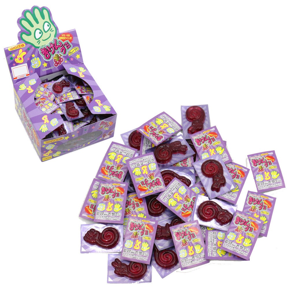 Tanseido Maken Gummy - Grape, 1 box (110 pcs) - BanzaiHobby