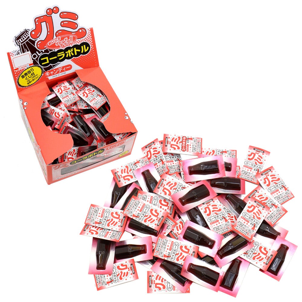 Tanseido Cola Bottle Gummies, 1 box (130 pcs) - BanzaiHobby