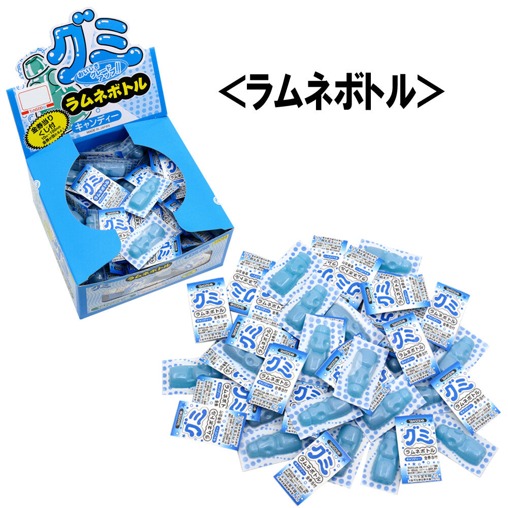 Tanseido Ramune Bottle Gummies, 1 box (130 pcs) - BanzaiHobby