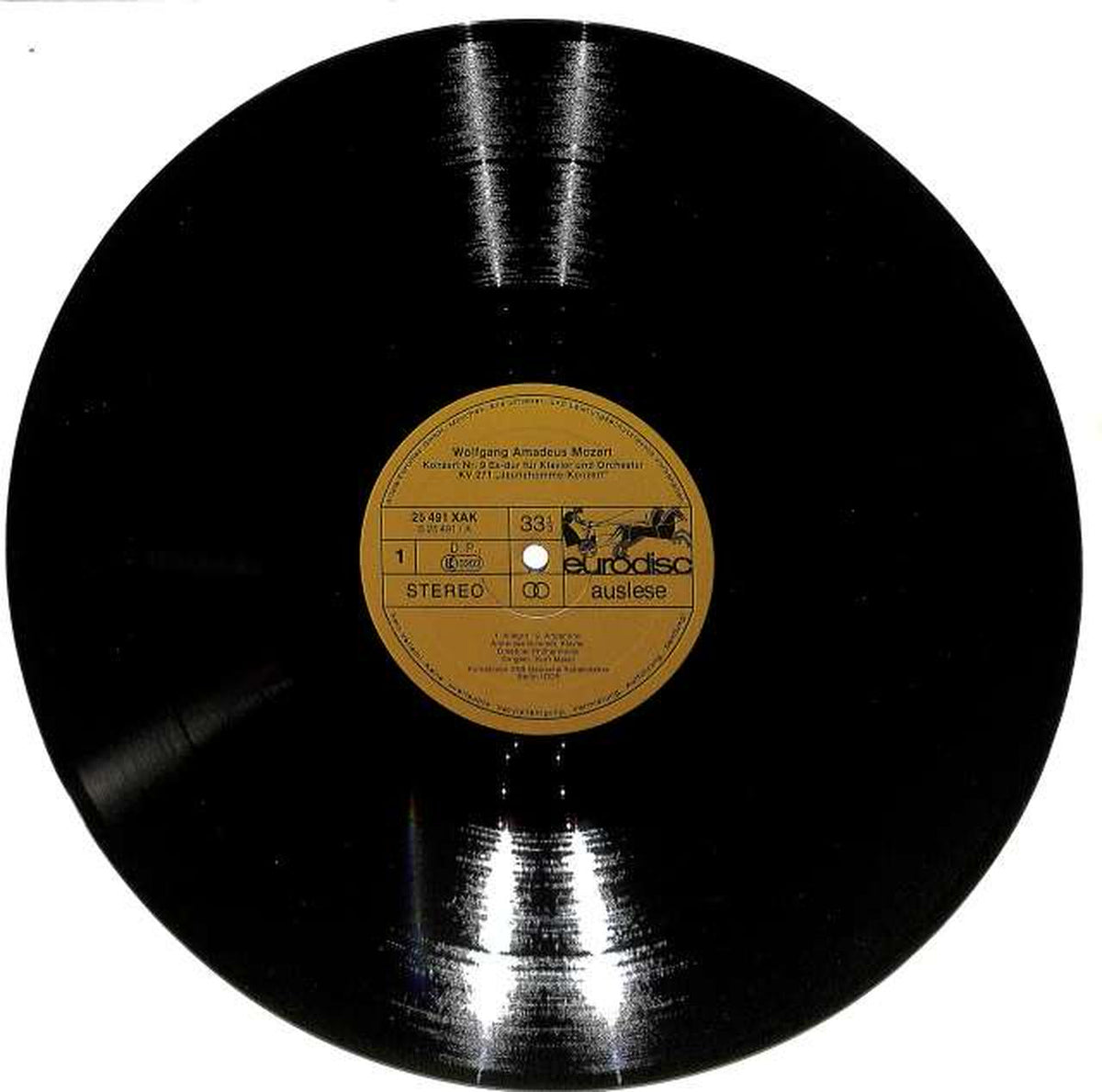 Eurodisk (imported, Germany) Mozart Piano Concerto Collection 7 Annerose Schmidt 25491XAK
