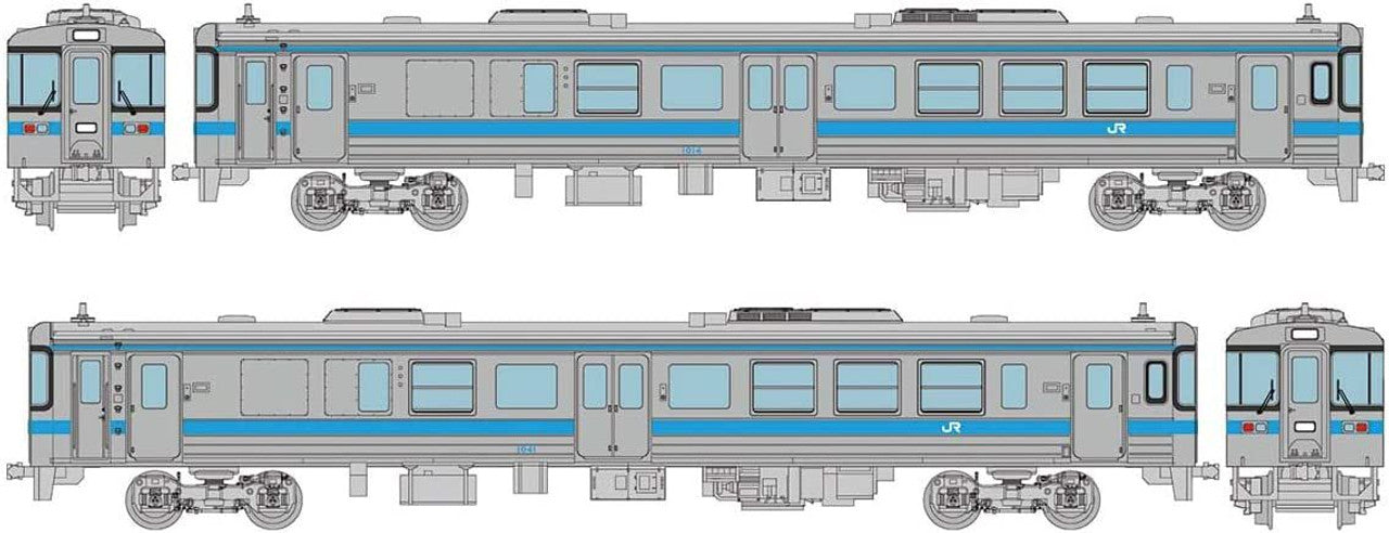 Tomytec JR Type 1000 1014+1041 Configuration 2 Cars Set - BanzaiHobby