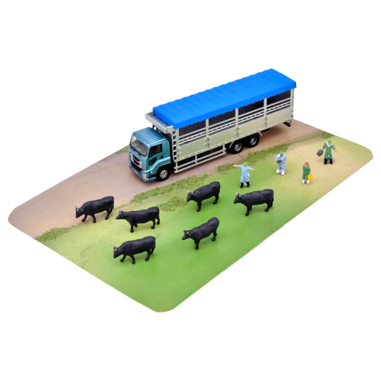 TOMYTEC Truck Collection Livestock Transport Vehicle Set A, Livestock Farming - BanzaiHobby
