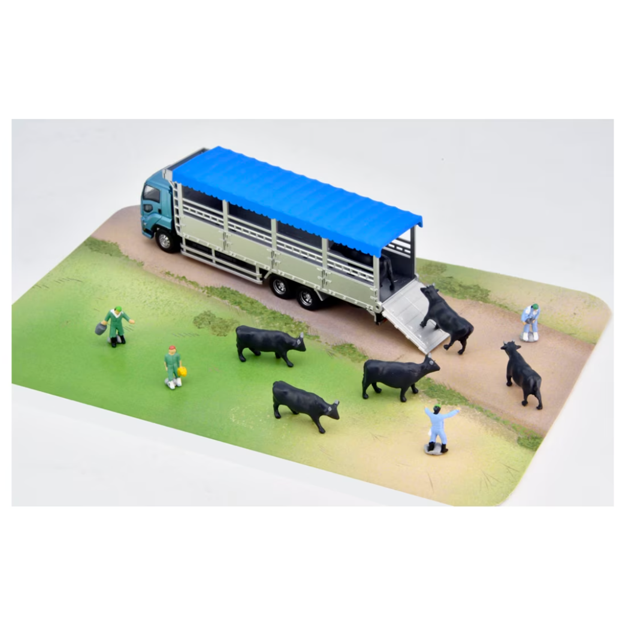 TOMYTEC Truck Collection Livestock Transport Vehicle Set A, Livestock Farming - BanzaiHobby