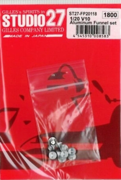 Studio27 FP20118 1/20 V10 Aluminum Funnel Set - BanzaiHobby
