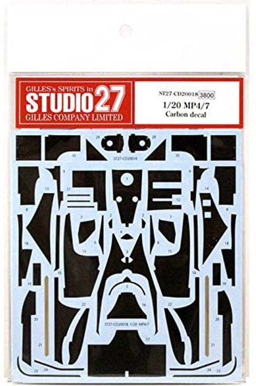 Studio27 CD20018 1/20 MP4/7 Carbon Decal - BanzaiHobby