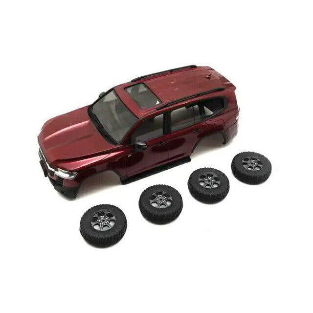 Kyosho MXBT13MR BS MX-01 Toyota Land Cruiser 300 GR Red - BanzaiHobby