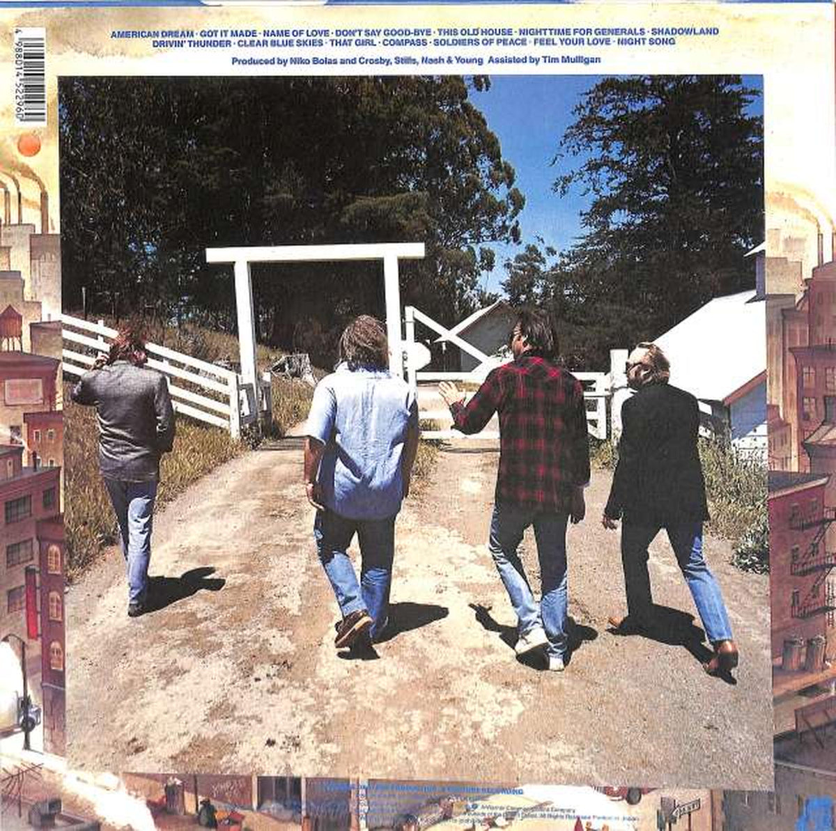 Warner Pioneer Crosby Stills Nash & Young "American Dory 23P1-2296"