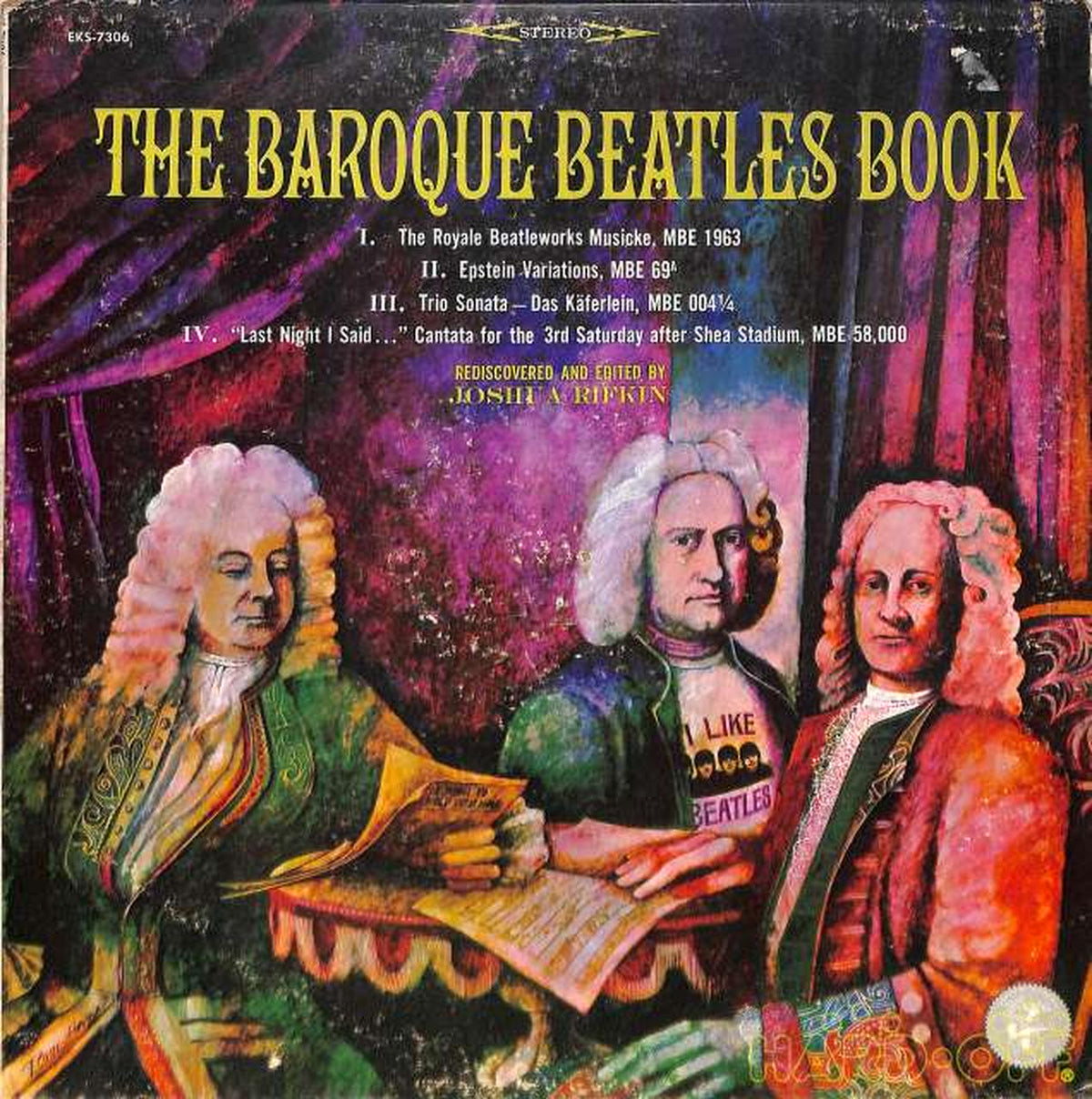 Electra (imported, US) "Baroque Beatles Book" conducted by Rifkin, EKS-7306