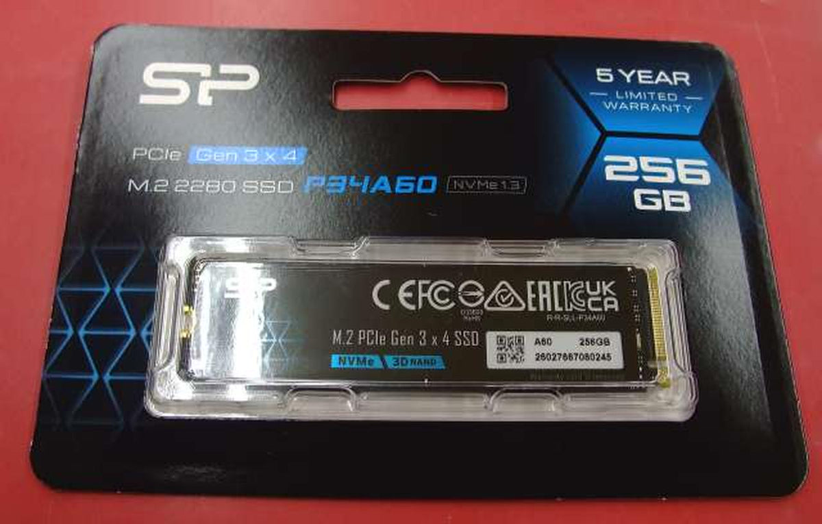 SILICON POWER M.2 SSD SP256GBP34A60M28 - Banzai Thrifting | BanzaiHobby