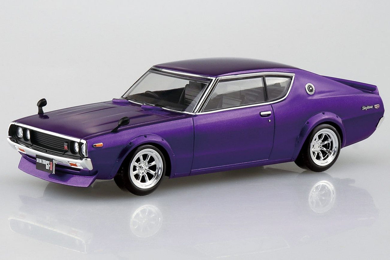 Aoshima 18-SP3 The Snap Kit 1/32 Nissan C110 Skyline GT-R Custom (Metallic Purple) - BanzaiHobby