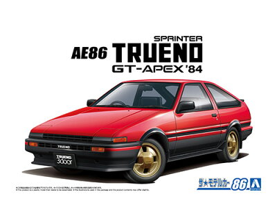 Aoshima 1/24 The Model Car No. 86 Toyota AE86 Sprinter Trueno GT-APEX 84 - Aoshima Banzai Hobby